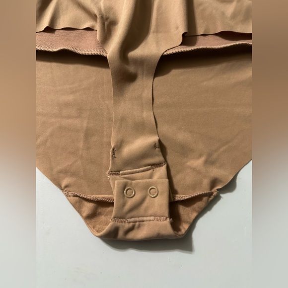 Skims Faux Leather Scoopneck Bodysuit- Sienna 3X NWT! - Picture 14 of 15